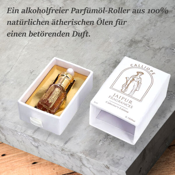 Jaipur Fragrances- Collectors Edition Calliope nat&uuml;rliches Parf&uuml;m&ouml;l, 5ml image number 10