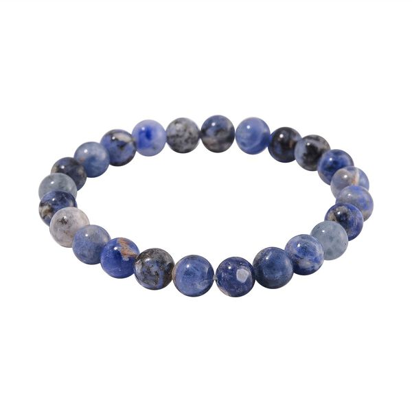 Sodalith Schmuckset Reiner Edelstahl ca. 285.00 ct. image number 6