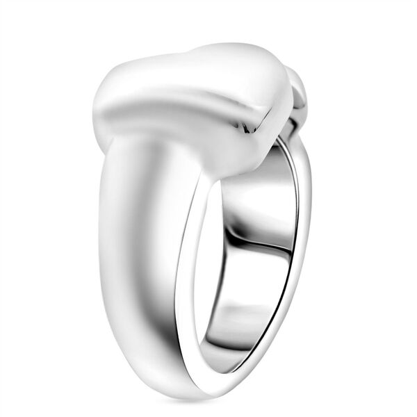 Herzring in 925 Silber, 3,60 Gramm image number 4