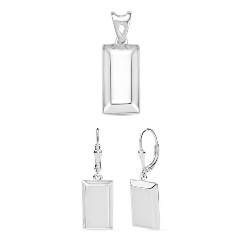 D'Joy Schmuckset in platiniertem 925 Silber image number 0