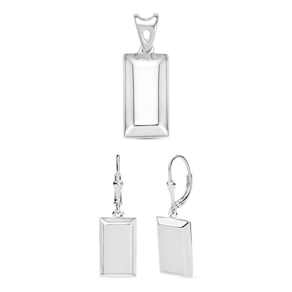 D'Joy Schmuckset in platiniertem 925 Silber image number 0