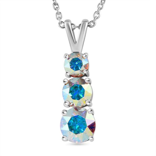AB Kristall Anhänger mit 50cm Kette - 2,34 ct. image number 0