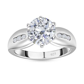 EF Moissanit Ring- 1,90 ct.