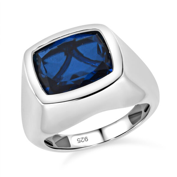 Ceylonfarbener Quarz-Ring, 925 Silber platiniert - 6,18 ct.&nbsp; image number 4