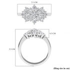 RHAPSODY - Diamant-Ring, zertifiziert VS E-F, 950 Platin  ca. 1,00 ct image number 5