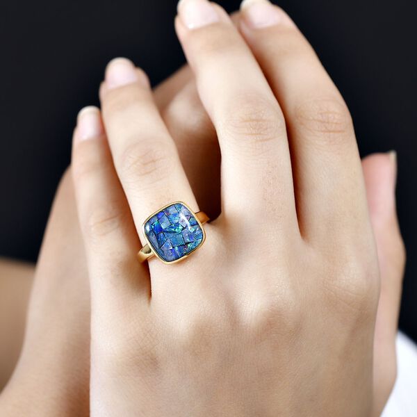 Mosaik Opal Ring - 5,45 ct. image number 2