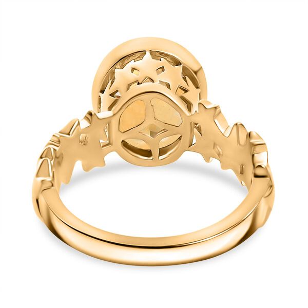 Citrin Ring Messing (Größe 17.00) ca. 3,25 ct image number 6