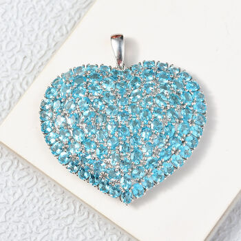 D'Joy Betroka blauer Apatit Anh&auml;nger - 18,36 ct.