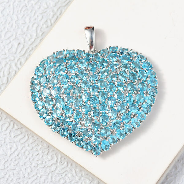 D'Joy Betroka blauer Apatit Anh&auml;nger - 18,36 ct. image number 2