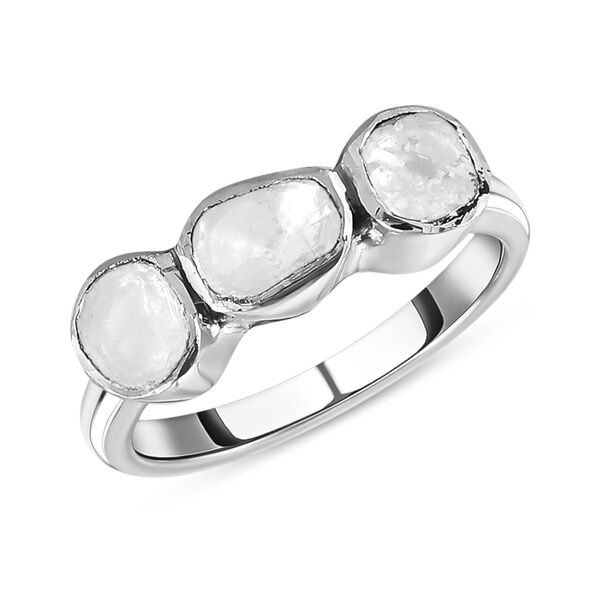 Wei&szlig;er Polki Diamant-Ring - 0,33 ct. image number 3