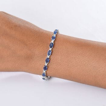 D'Joy AA Nat&uuml;rliches Kaschmir Kyanit und Moissanit Armband