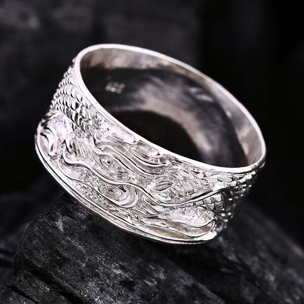 Royal Bali Kollektion- Bandring in 925 Silber image number 1