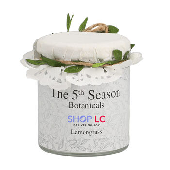 The 5th Season - Botanical Collection Duftkerze au Sojawachs im Glas, Zitronengras