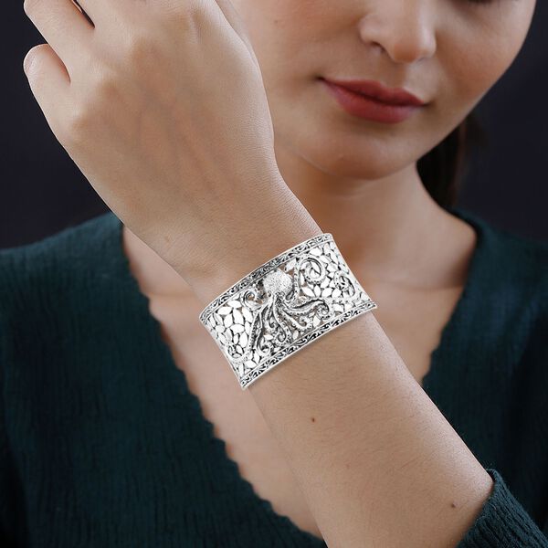 Royal Bali - 925 Silber Armreif ca. 19 cm ca. 66,69g image number 3