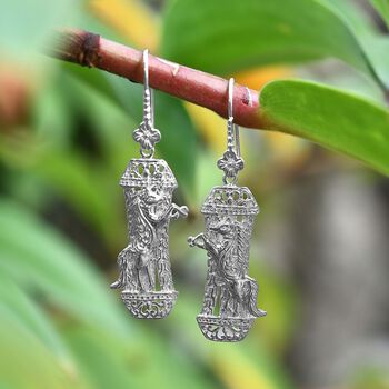 Royal Bali - D'Joy 925 Silber Einhorn Ohrringe 8,06g