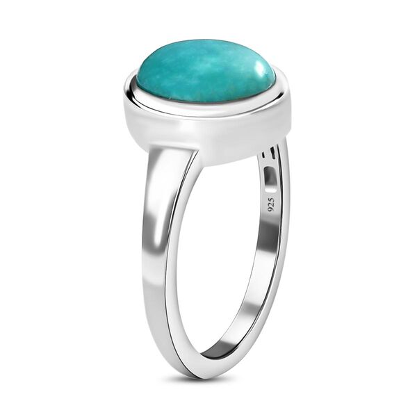 Sierra Nevada T&uuml;rkis Solit&auml;r Ring, 925 Silber platiniert, 1,90 ct image number 5