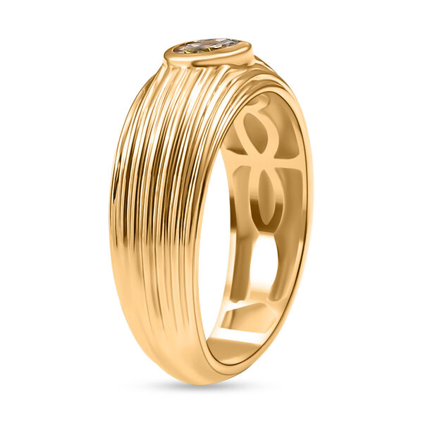 AA Nat&uuml;rlicher goldener Tansanit Ring - 0,45 ct. image number 5