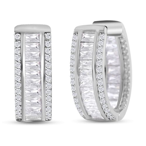 LUSTRO STELLA Zirkonia Inside-Out-Creolen - 4,89 ct. image number 0