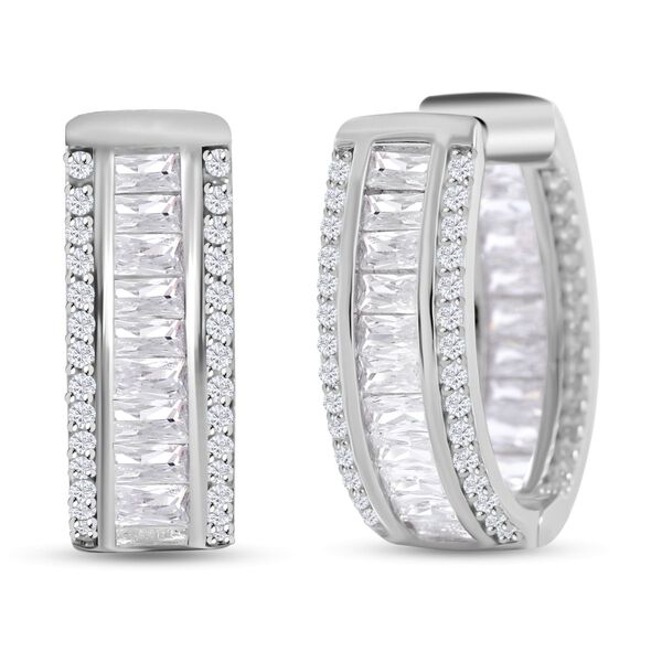 LUSTRO STELLA Zirkonia Inside-Out-Creolen - 4,89 ct. image number 0