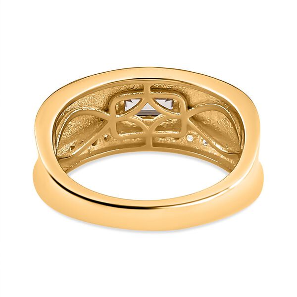 AAA Turkizit und Zirkon Herrenring - 0,97 ct. image number 6