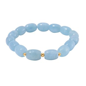 Flexibles Aquamarin Armband - 165 ct.