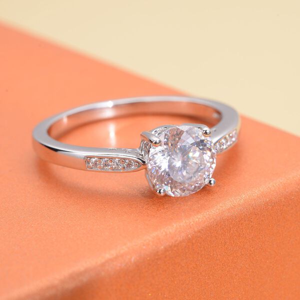 Moissanit-Ring - 2 ct. image number 2