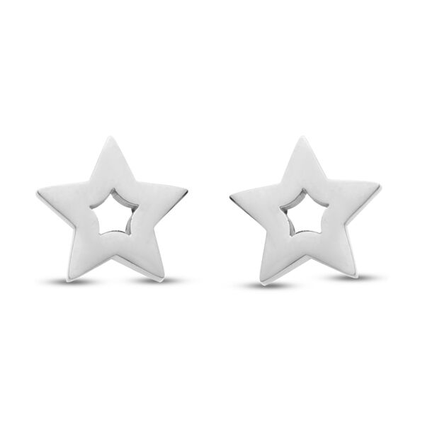 2er - Set silberne Ohrringe und Halskette, ca. 50 cm, Edelstahl image number 5