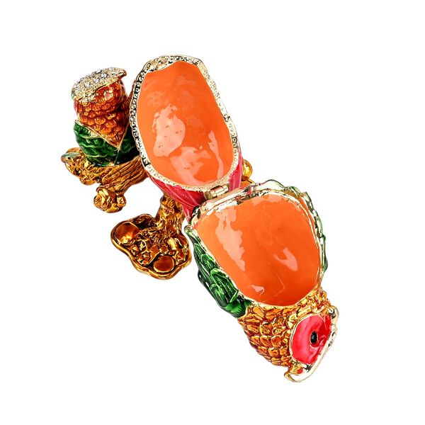 LIVMORE zwei Eulen-Design Schmuckdose, 7x7x8cm image number 5