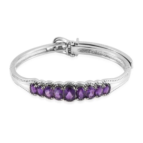 Afrikanischer Amethyst-Armreif, 19cm - 5,32 ct. image number 0