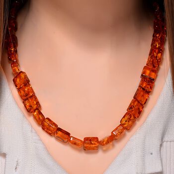 Erstellt Baltische Bernstein Halskette, 21 cm