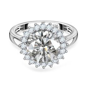 Moissanit Ring - 3,85 ct.