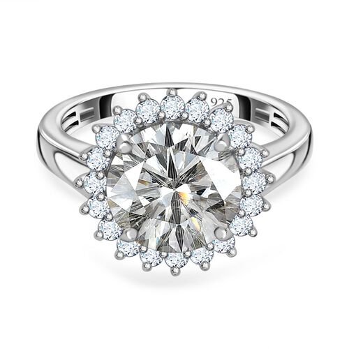 Moissanit Ring - 3,85 ct. image number 0