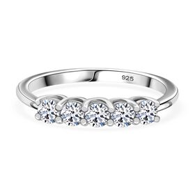 LUXURIANT DIAMOND - Lab Grown Diamant SI-GH Ring 925 Silber rhodiniert (Größe 18.00) ca. 0.50 ct