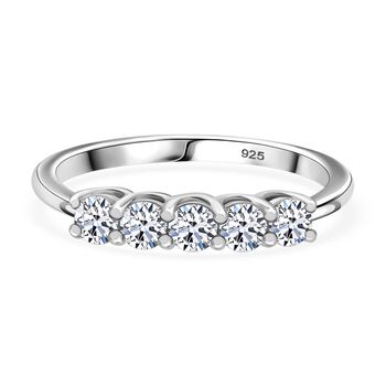 LUXURIANT DIAMOND - Lab Grown Diamant SI-GH Ring 925 Silber rhodiniert (Gr&ouml;&szlig;e 19.00) ca. 0.50 ct