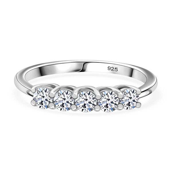 LUXURIANT DIAMOND - Lab Grown Diamant SI-GH Ring 925 Silber rhodiniert (Gr&ouml;&szlig;e 19.00) ca. 0.50 ct