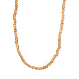 Citrin Halskette, 50 cm - 38 ct.