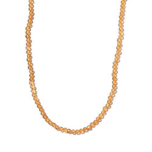 Citrin Halskette, 50 cm - 38 ct. image number 0