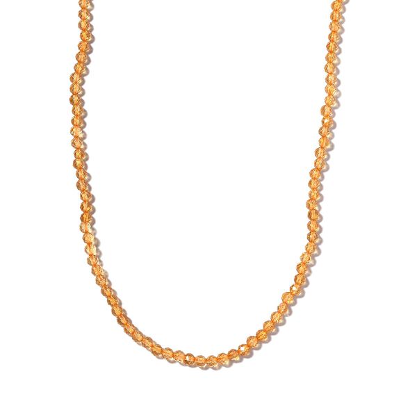 Citrin Halskette, 50 cm - 38 ct. image number 0