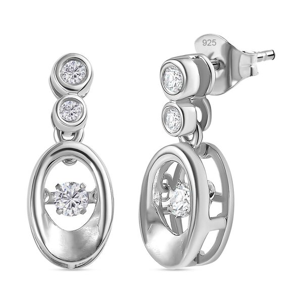 Moissanit Ohrringe - 0,38 ct.