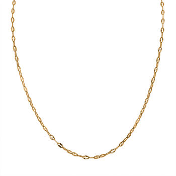 925 Silber vergoldet Kette, ca. 75 cm, ca. 4,16g