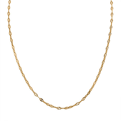 Diamantgeschliffene Kabelkette 75 cm image number 0