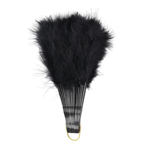 20iger Style Federf&auml;cher, wei&szlig; image number 2