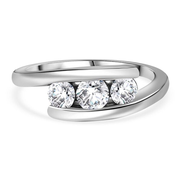 Wei&szlig;er Zirkonia-Ring - 1,67 ct.