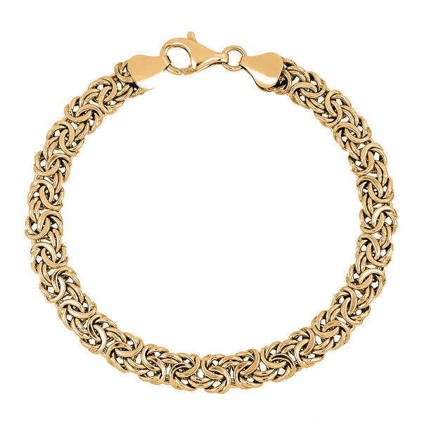 LA BELLA feinste handgefertigte Italienische 925 Silber vergoldet Armband ca. 20 cm ca. 11,00g image number 0