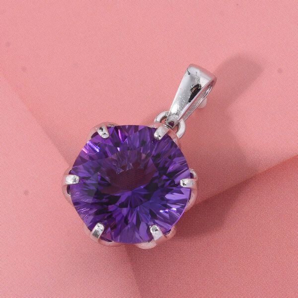 Afrikanischer Amethyst Anh&auml;nger - 6,30 ct. image number 1