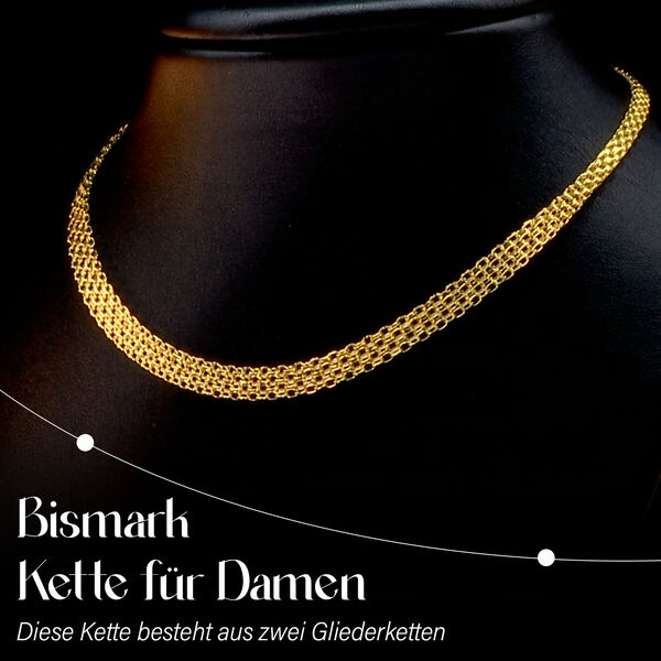 Bismark 43cm Kette in 750 Gelbgold image number 2