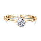 LUXURIANT DIAMOND - Lab Grown Diamant VS-EF SGL zertifiziert Ring 375 Gold (Größe 18.00) ca. 0,50 ct