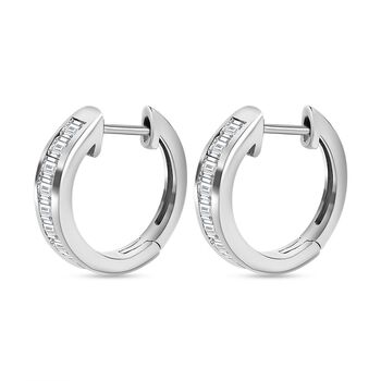 Wei&szlig;e Topas-Creolen - 1,57 ct.