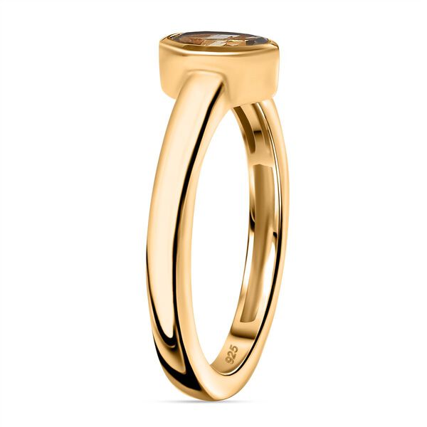 Natürlicher, goldener Tansanit-Ring - 0,62 ct. image number 5