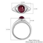 Afrikanischer Rubin-Ring, 925 Silber platiniert  ca. 4,13 ct image number 6